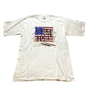 VTG Desert Storm Shirt Adult 2XL White Nightmare USA Flag Single Stitch 90s Mens